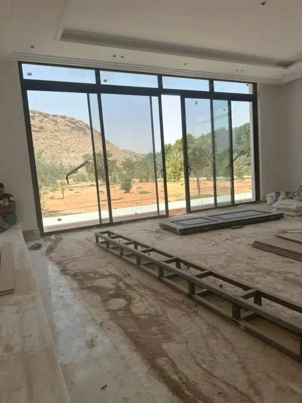 أبواب زجاجية فلل الرياض